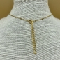 Mobile Preview: goldene Halskette mit rundem Anhänger