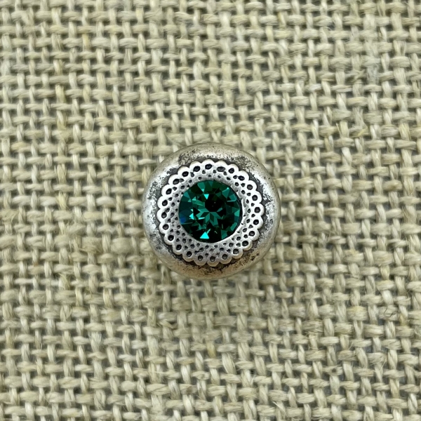 Filigraner Knopf - Emerald 205 | Trachtenknöpfe  und Kurzwaren