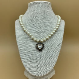 Perlenkette „Sophie“ mit Swarovski®-Kristall